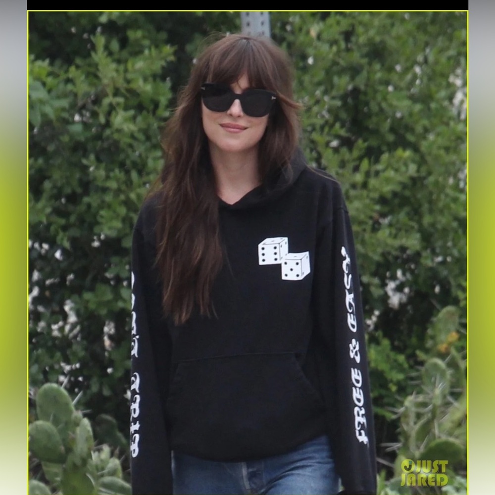 Free and Easy Dice Sweatshirt (as seen on Dakota Johnson!)
